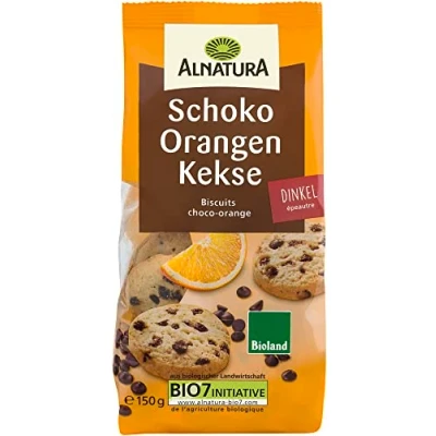 Abbildung von Alnatura Bio Schoko Orangen Kekse, 150g