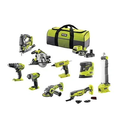 Abbildung von Ryobi Werkzeugsatz R18CK9 252S 9 teilig 18V