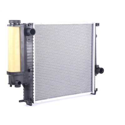 Abbildung von VAN WEZEL 06002124 Kühler, Motorkühlung Aluminium 435 440 35 *** IR PLUS mit Verschlussstopfen Kühlrippen gelötet BMW: 3 Limousine, Z3 Roadster