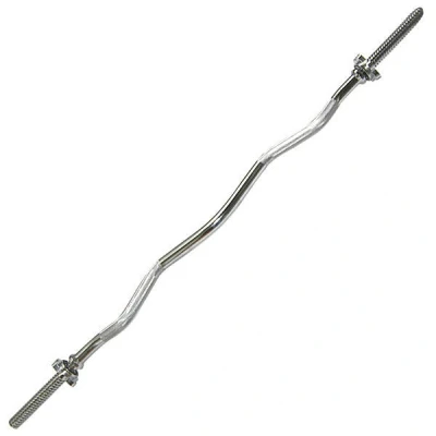 Abbildung von Standard EZ Curl Bar mit Gewinde 120 cm (Ø25 mm) STEZCBTR