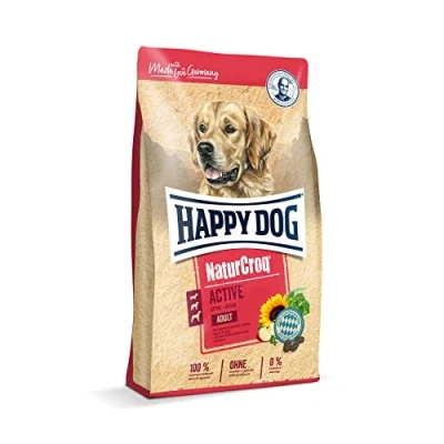 Abbildung von Happy Dog 60530 NaturCroq Active Alleinfutter mit heimischen Kräutern für ausgewachsene Hunde 15 kg Inhalt