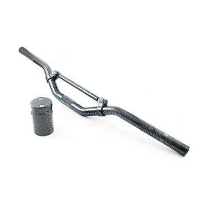 Abbildung von Downhill Lenker + Aufnahme Carbon für Piaggio NRG TPH Zip, Gilera Runner 50