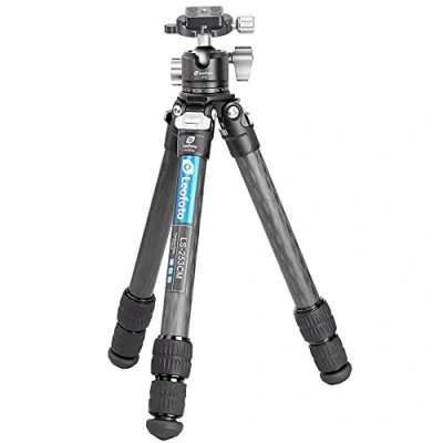 Abbildung von LEOFOTO Carbon Dreibeinstativ LS 253CM Ranger + Ballhead LH 30
