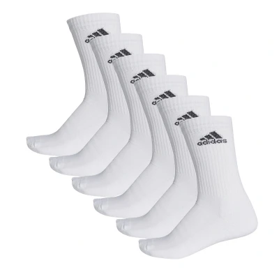 Abbildung von adidas Performance 6 PACK Unisex Sportsocken, Größe: 49 51, White