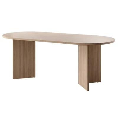 Abbildung von Selsey Esstisch Esszimmertisch Tisch Oval 90 x 204 cm Küchentisch OVO Lindberg Eiche