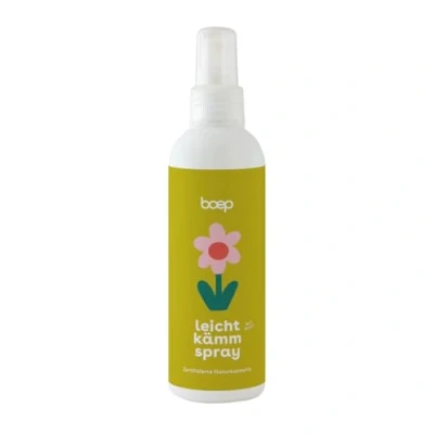 Abbildung von boep Kämmbarkeitsspray für Kinder Naturkosmetik Leichtkämmspray mit zartem Duft Das Anti Ziep Spray entwirrt zerzauste Haare von Kindern (150ml)