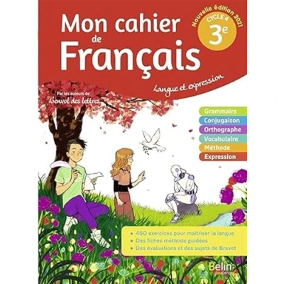 Abbildung von MON CAHIER DE FRANCAIS 3E: Langue et expression