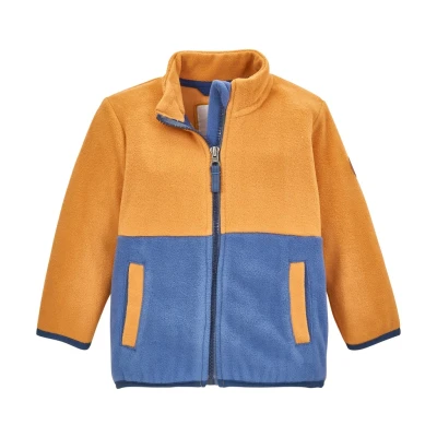 Abbildung von first instinct by killtec Fleecejacke FIOS 54 MNS FLC JCKT mit Colourblocking, Kinnschutz, Namensetikett, Taschen