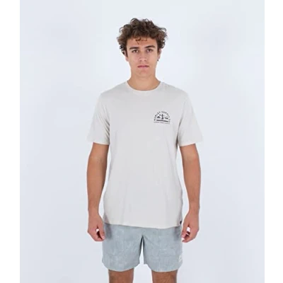 Abbildung von Hurley Herren Evd Born to Hula S/S Tshirt, Knochenfarben, M