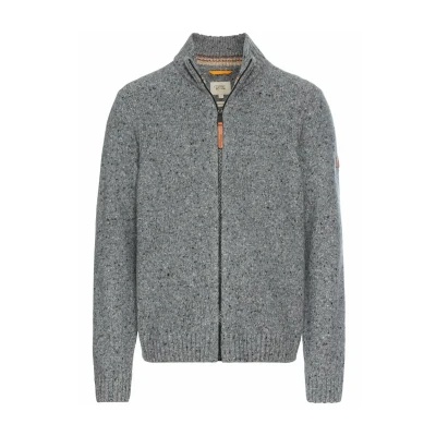 Abbildung von camel active Strickjacke, Herren, Größe: XL, Rock grey