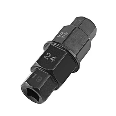 Abbildung von Werkzeug zum Entfernen des Motorradspindelrads, 1 teiliges Motorrad Vorderrad 17 19 22 24 mm Sechskant Spindeltreibers