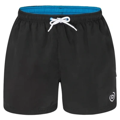 Abbildung von bugatti® Herren Badeshort in schwarz (Bund Innen blau), Größe XXL 2X Large