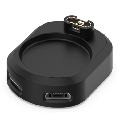 Abbildung von Ladegerät Adapter Für Garmin Typ C und Micro USB Anschlüsse Mit Schlüsselringloch Fenix 7 7S 7X 6 6S 6X 5 5S 5X Vivoactive Venu Instinct Forerunner Approach Quatix