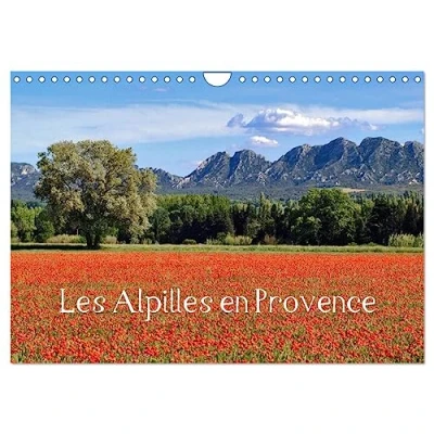 Abbildung von Les Alpilles en Provence (Wandkalender 2025 DIN A4 quer), CALVENDO Monatskalender