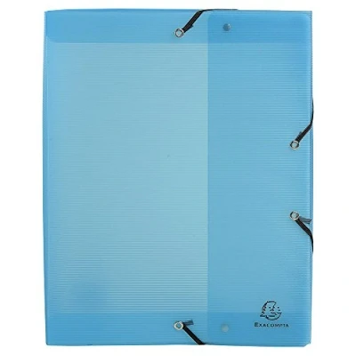 Abbildung von 8 x Exacompta Sammelbox Linicolor A4 60mm PP farbig sortiert