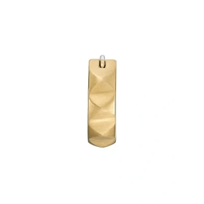 Abbildung von Diesel Ohrringe Für Männer Stahl, Länge: 14.15mm, Breite: 4.5mm, Höhe: 15.3mm Gold Edelstahl Ohrringe, DX1417710