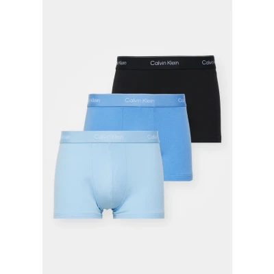 Abbildung von Calvin Klein Underwear LOW RISE Trunk 3 PACK Panties Black/glacier/blue bell, Herren, Größe: Small, bell