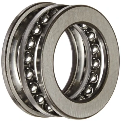 Abbildung von FAG 51108 gerillt Race Drucklager, einreihig, offen, 90 Kontakt Winkel, Stahl Käfig, metrisches, 40 mm ID, 60 OD, 13 Breite,: 4500 RPM Maximale Drehzahl, 11400lbf Statische Tragfähigkeit, 5200lbf Dynamische Belastung Kapazität