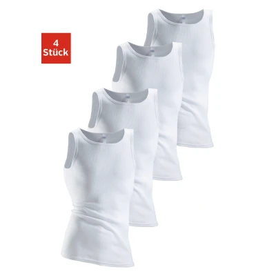 Abbildung von Clipper Unterhemd, (4 St.), aus Doppelripp, Tanktop, Unterziehshirt