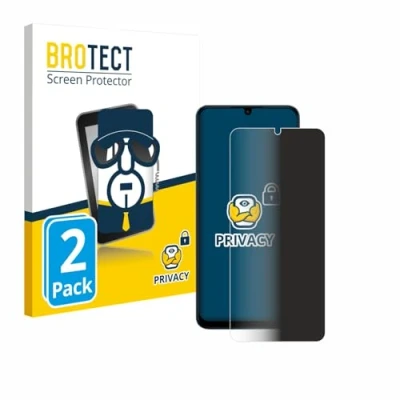 Abbildung von BROTECT (2 Stück Anti Spy Blickschutzfolie für Xiaomi Redmi 13C Privacy Screen Protector [Displayschutz Folie, Sichtschutz, Blaulichtfilter]