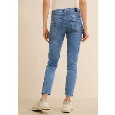 Abbildung von Cecil Jeans Slim Fit, Damen, Größe: 34x28, Blau