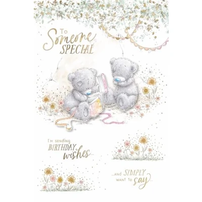 Abbildung von Me To You Tatty Teddy Grußkarte mit Aufschrift Someone Special, handgefertigt, 15,2 x 22,9 cm, offizielle Kollektion
