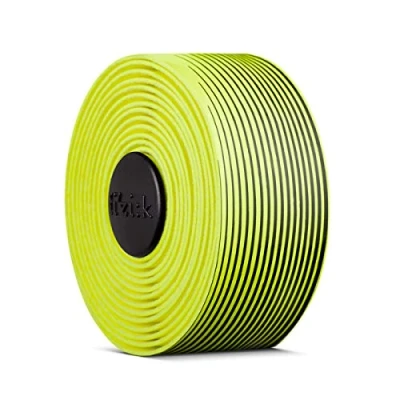 Abbildung von Fizik Unisex Adult Gelb Vento Microtex 2 mm Fluo Schwarz 2019 Lenkerband, L
