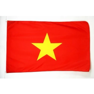Abbildung von AZ FLAG Flagge Vietnam 150x90 cm Leichtes Polyester Vietnamesische Fahne mit Messing Ösen 80g