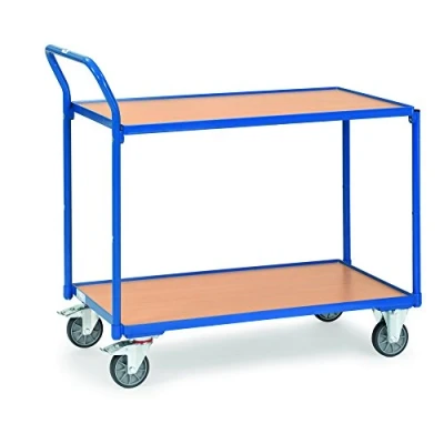 Abbildung von Fetra Tischwagen 2740 850x500mm 2 Böden blau