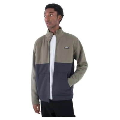 Abbildung von Hurley Herren Alps Block Crew Sweatshirt, Kalamata meliert, XL