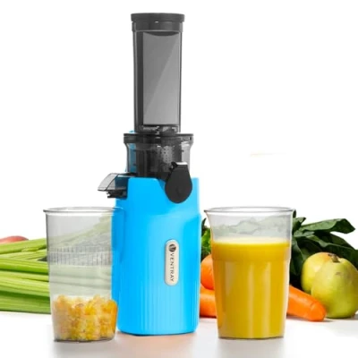 Abbildung von VENTRAY Slow Juicer Kleiner Ginnie Entsafter, kompakt und langsam, nährstoffreich, 100,00 W, Sicherheitsverriegelung