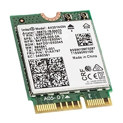 Abbildung von Intel AX201.NGWG Wireless Karte