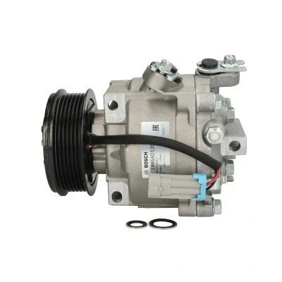 Abbildung von BOSCH 1 986 AD1 358 Kompressor 12V PAG 46 YF R1234yf, R134a mit Montageanleitung, ohne Dichtring OPEL: Adam, Mokka / X