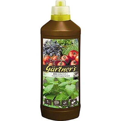 Abbildung von Gärtner&#039;s Tomatendünger Flüssigdünger Bio Dünger für Kräuter und Tomaten 1 l