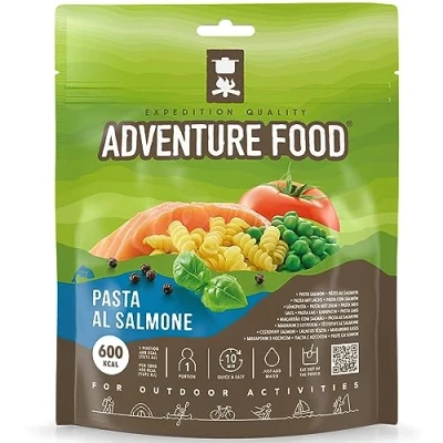 Abbildung von Trekkingnahrung Pasta al Salmone Outdoornahrung Outdoor Mahlzeit Notration MRE