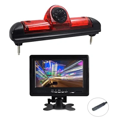 Abbildung von Auto Dritte Dach Top Mount Bremsleuchte Kamera Bremslicht Rückfahrkamera für Citroen Jumper/FIAT DUCATO X250 / Peugeot Boxer +7.0&quot; Zoll Monitor TFT Bildschirm LKW KFZ LCD Display E Mark