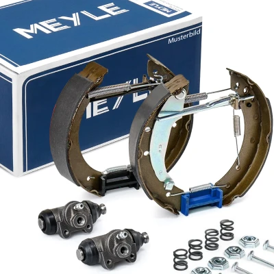 Abbildung von MEYLE 214 533 0035 Bremsensatz, Trommelbremse Hinterachse mit Hebel, Radbremszylinder, Zubehör ORIGINAL Quality OPEL: Corsa D Schrägheck, Adam