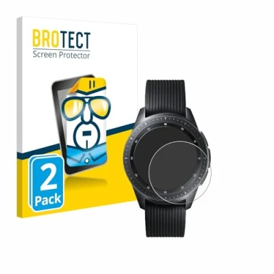 Abbildung von BROTECT (2 Stück Schutzfolie für Samsung Galaxy Watch (42 mm) Displayschutz Folie Ultra Klar