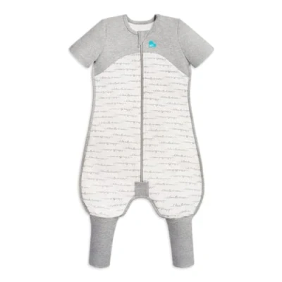 Abbildung von Love To Dream Schlafsack mit Füßen, 6 12 Monate, idealer Stoff für milde Temperaturen (18 24C), statt Bettdecke, Schlafanzug Baby Winter, Babyschlafsack, Weiß