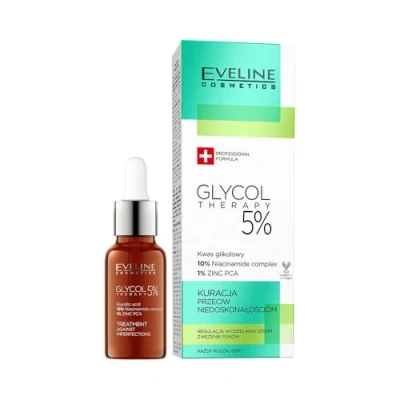 Abbildung von Eveline Cosmetics Glycol Therapy 5% Behandlung gegen Unreinheiten, 18 ml