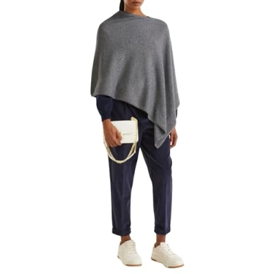 Abbildung von United Colors of Benetton Cape, Damen, Größe: One Size, Grey