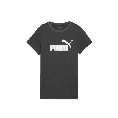 Abbildung von Puma ESS NO LOGO TEE Tshirt print, Damen, Größe: Large, Dark gray heather