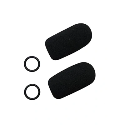 Abbildung von Replacement Aviation Microphone Windscreens for Bose, Lightspeed, David Clark, Crystal Mic (2 Pack Standard Model)