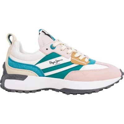 Abbildung von Pepe Jeans Lucky Mains Sneaker low, Damen, Größe: 37, Spritzer pink Schuhe