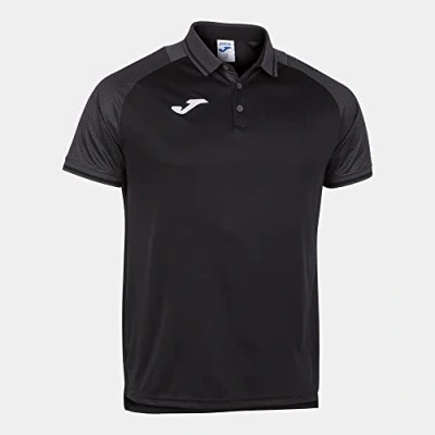 Abbildung von Joma Essential II Poloshirt, Herren, Herren 101509.021, Grün fluoreszierend Schwarz, XXS