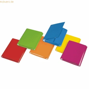 Abbildung von Heftbox A5 VELOCOLOR farbig sortiert Veloflex