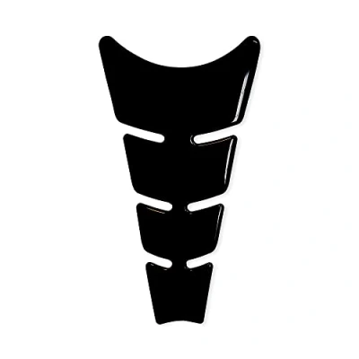 Abbildung von 4R Quattroerre.it 1896 Tankpad 3D Motorrad Tankschutz Slim, Schwarz, 19 x 13 cm