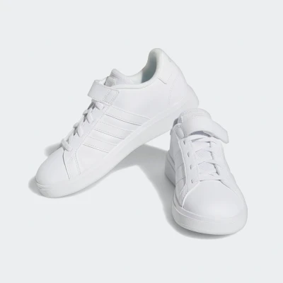 Abbildung von adidas Sportswear Sneaker &quot;GRAND COURT ELASTIC LACE AND TOP STRAP&quot;, Design auf den Spuren des Superstar