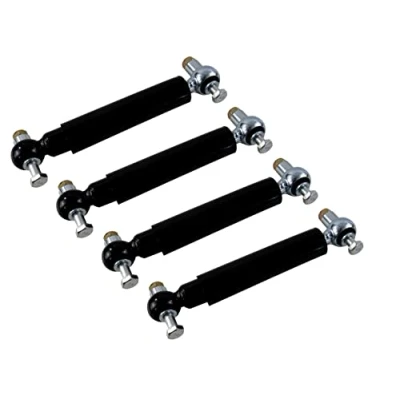Abbildung von p4U Radstoßdämpfer universal Achsstoßdämpfer schwarz 1,8t / 3,5t 2500/3500 kg f. AL KO Alko BPW Anhängerachse Knott Nieper Anhänger Trailer (4)