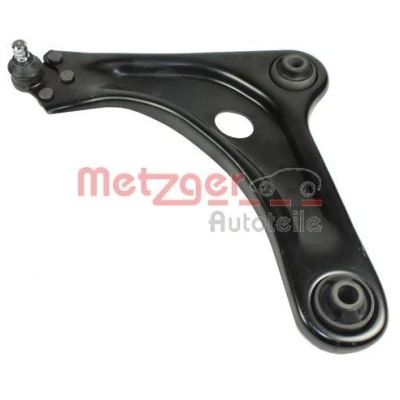 Abbildung von METZGER 58082501 Querlenker mit Trag /Führungsgelenk, Gummilager Vorderachse links PEUGEOT: 208 I Schrägheck